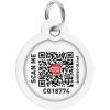 Адресник для животных WAUDOG Smart ID с QR паспортом "Месяц", круг 30 мм (230-4030) изображение 3