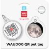 Адресник для животных WAUDOG Smart ID с QR паспортом "Месяц", круг 30 мм (230-4030) изображение 5