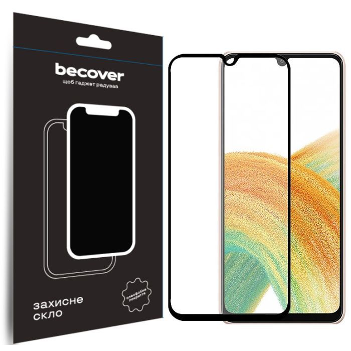 Стекло защитное BeCover ZTE Blade A33Plus Black (710173)