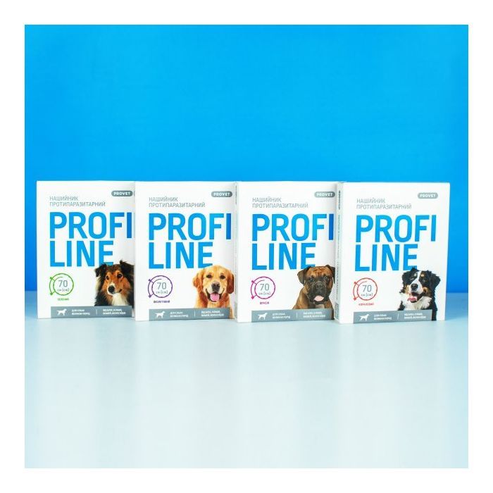 Ошейник для животных ProVET Profiline для больших пород (инсектоакарицид) 70 см фиолетовый (4823082430987) изображение 5