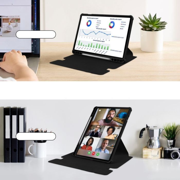 Чехол для планшета BeCover 360° Rotatable Samsung Tab S9 Plus (SM-X810/SM-X816)/S9 FE Plus (SM-X610/SM-X616) 12.4" Deep Blu (710399) изображение 6