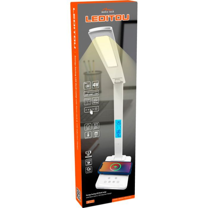 Настольная лампа Media-Tech MT222, QI, 3000-6500К, 750 Lm (MT222) изображение 11