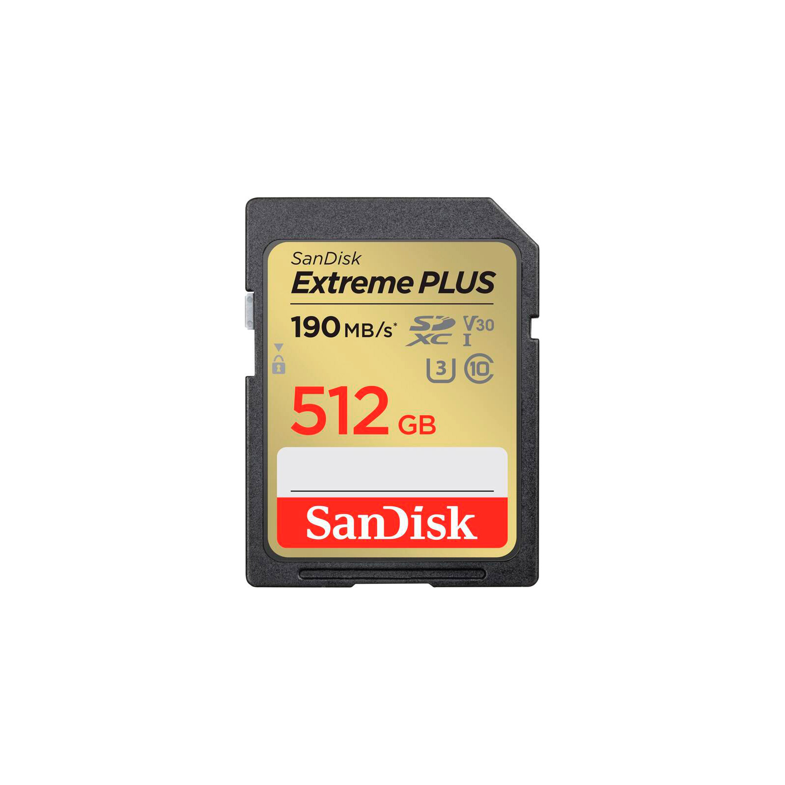 Карта памяти SanDisk 512GB SDXC class 10 UHS-I Extreme Plus (SDSDXWV-512G-GNCIN)