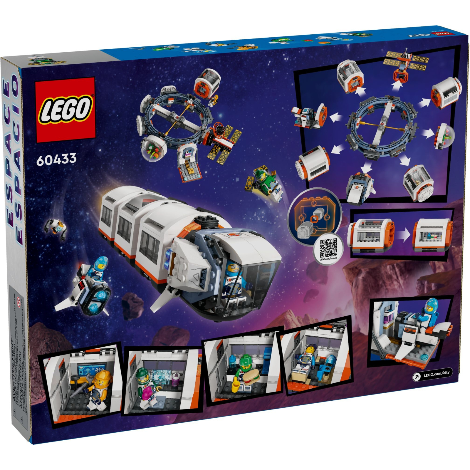 Конструктор LEGO City Модульна космічна станція 1097 деталей (60433) зображення 12