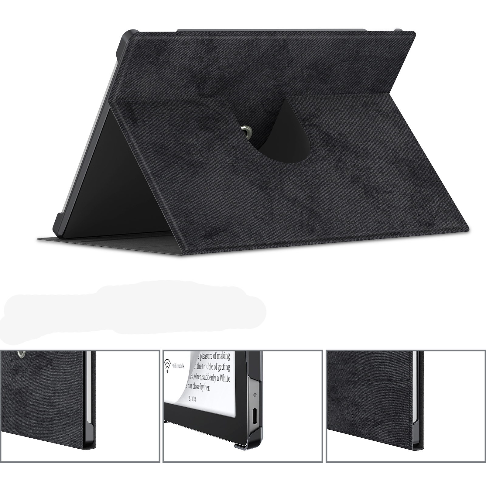 Чохол до електронної книги BeCover Magnetic Book-holder 360° PocketBook InkPad Lite (PB970) 9.7" Black (710070) зображення 4