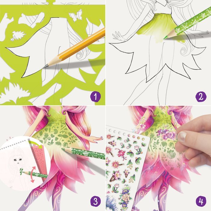 Набір для творчості Nebulous Stars Скетчбук: Петулія, мотиви лісу (11103) зображення 4