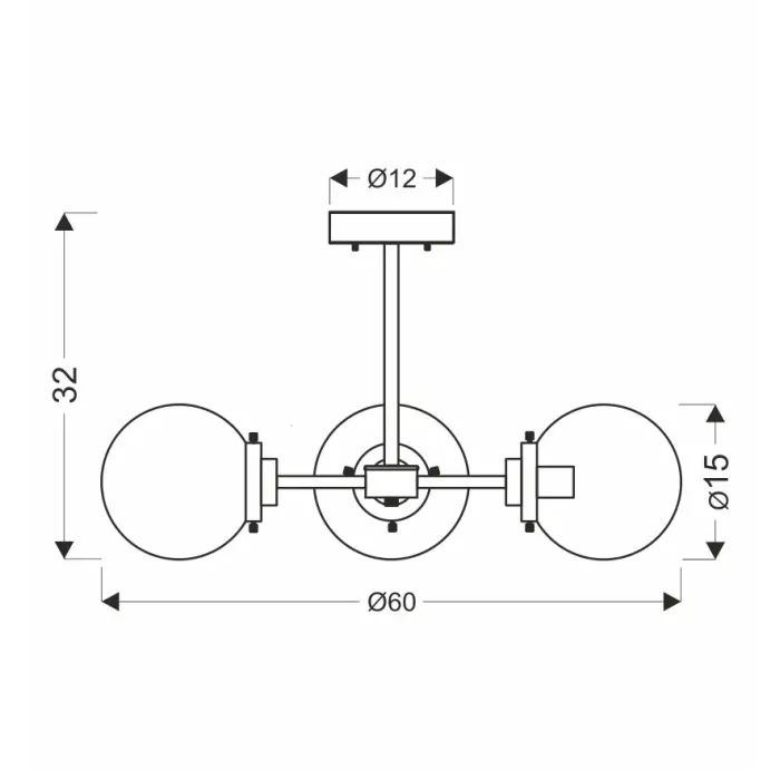 Люстра Candellux Lens (33-01290) изображение 2