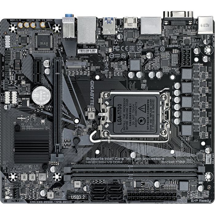 Материнская плата GIGABYTE H610M S2H V3 DDR4 изображение 3