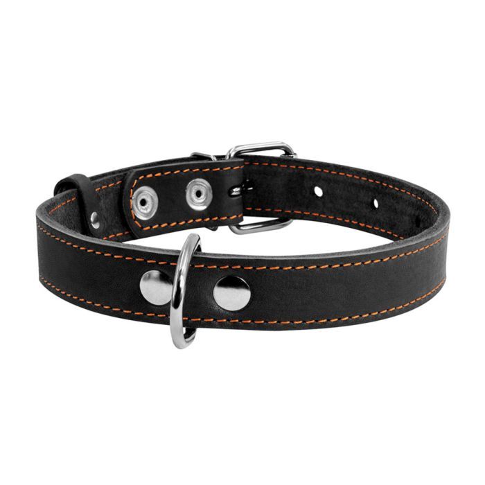 Нашийник для тварин Collar одинарний Ш 25 мм Д 38-50 см чорний (02191) зображення 2