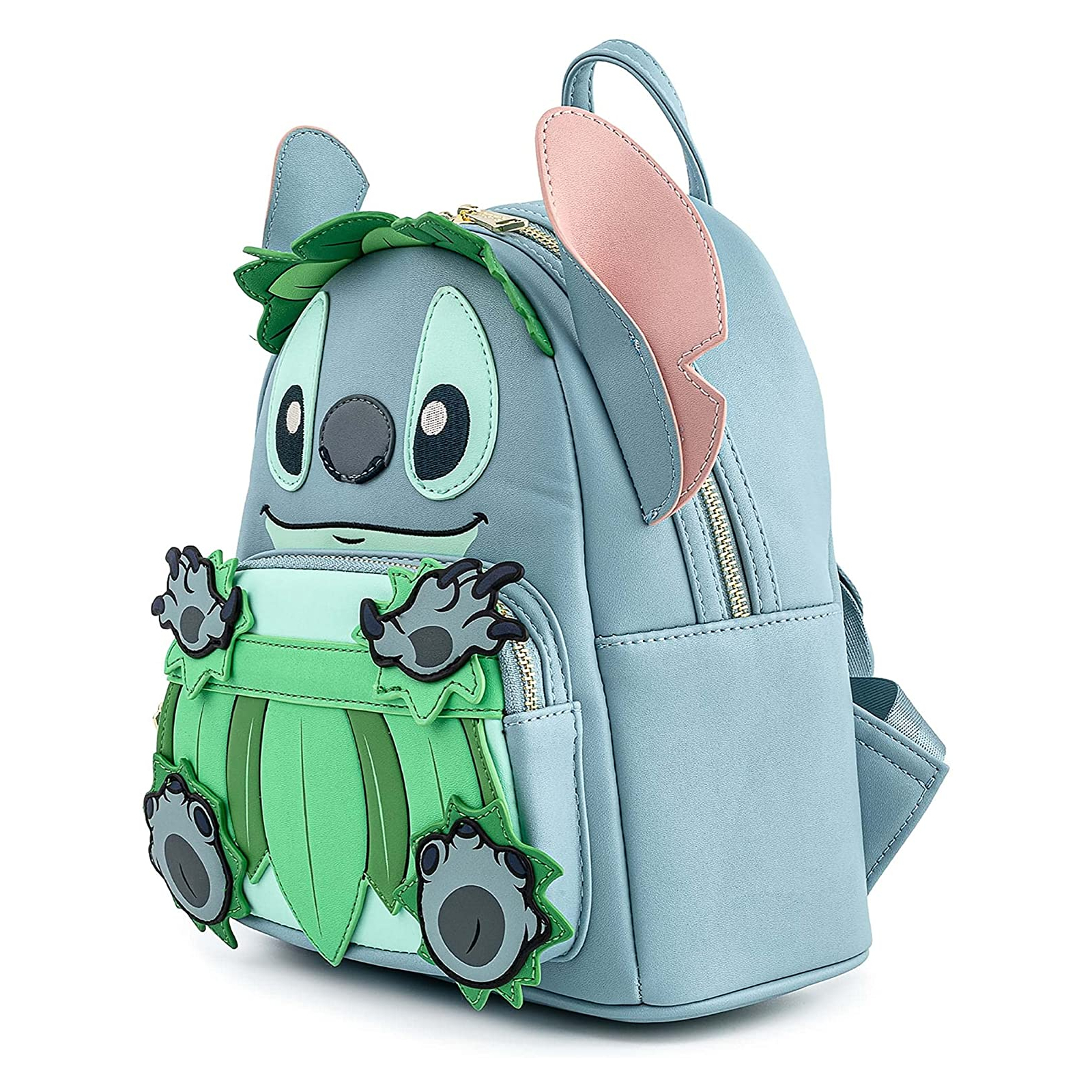 Рюкзак школьный Loungefly Disney - Stitch Luau Cosplay Mini Backpack (WDBK1488) изображение 3