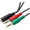 Переходник XoKo AC-007 2x3.5-мм jack(F) - 3.5-мм 4pin jack(M) (XOKO AC-007) изображение 2