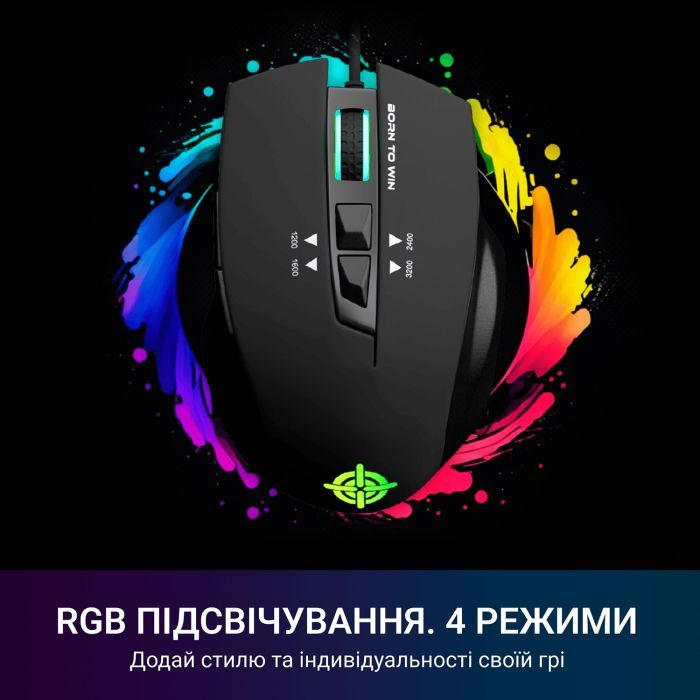 Мышка GamePro GM260 Headshot USB Black (GM260) изображение 8