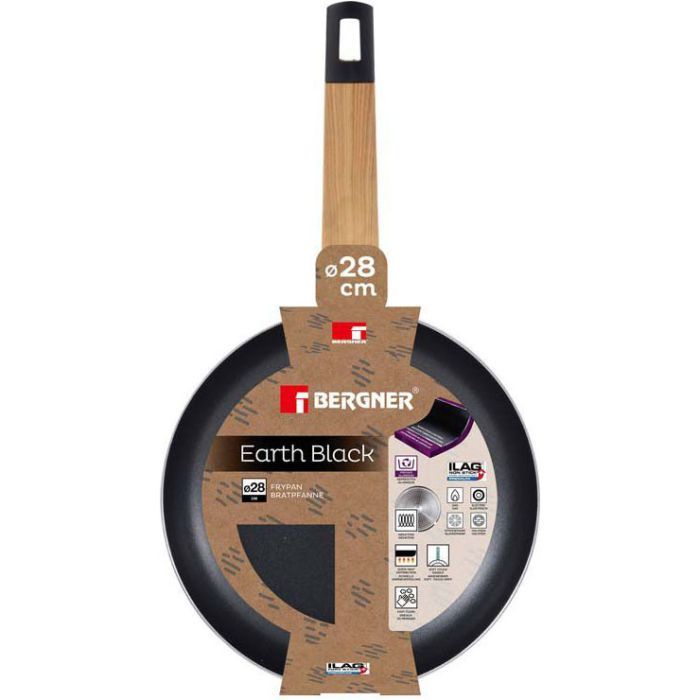 Сковорода Bergner Earth Black 24 см (BG-34623-BK) изображение 4