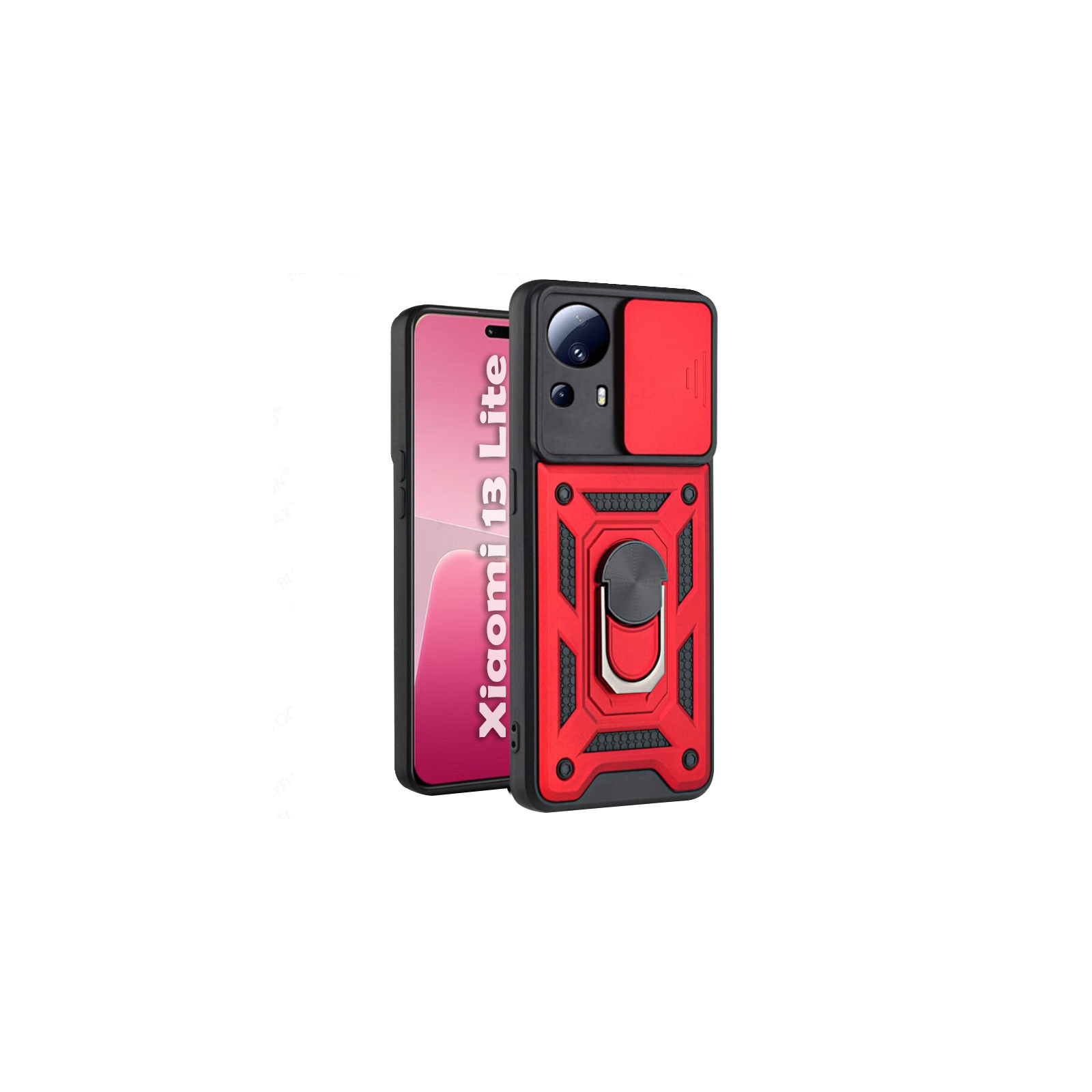 Чехол для мобильного телефона BeCover Military Xiaomi 13 Lite Red (710570)