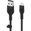 Дата кабель USB 2.0 AM to Lightning 2.0m Black Belkin (CAA008BT2MBK) изображение 2