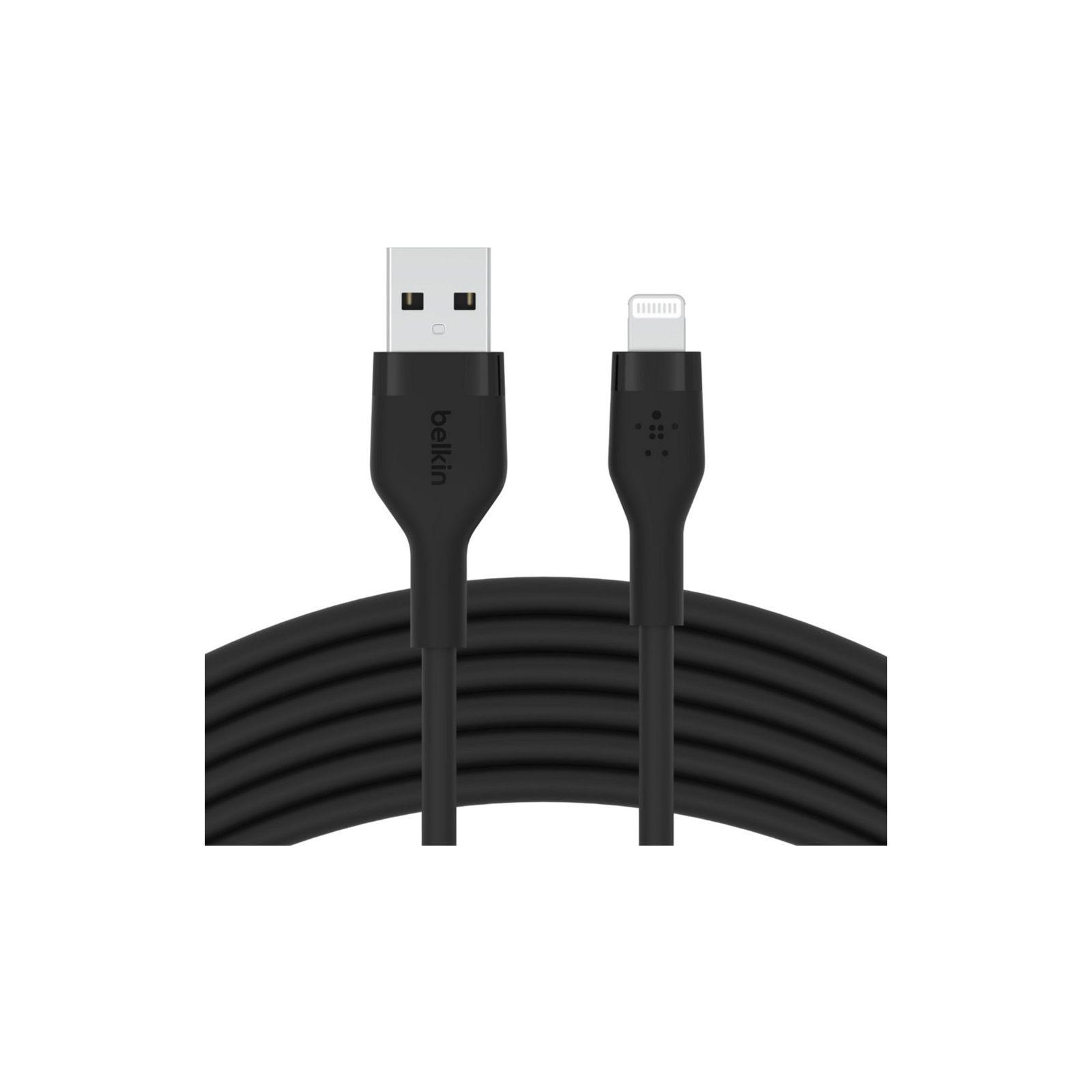 Дата кабель USB 2.0 AM to Lightning 2.0m Black Belkin (CAA008BT2MBK)