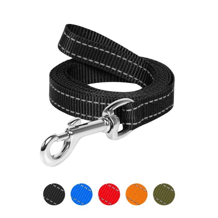 Повідець для собак Dog Extreme з нейлону Ш 14 мм Д 150 см помаранчевий (04594)