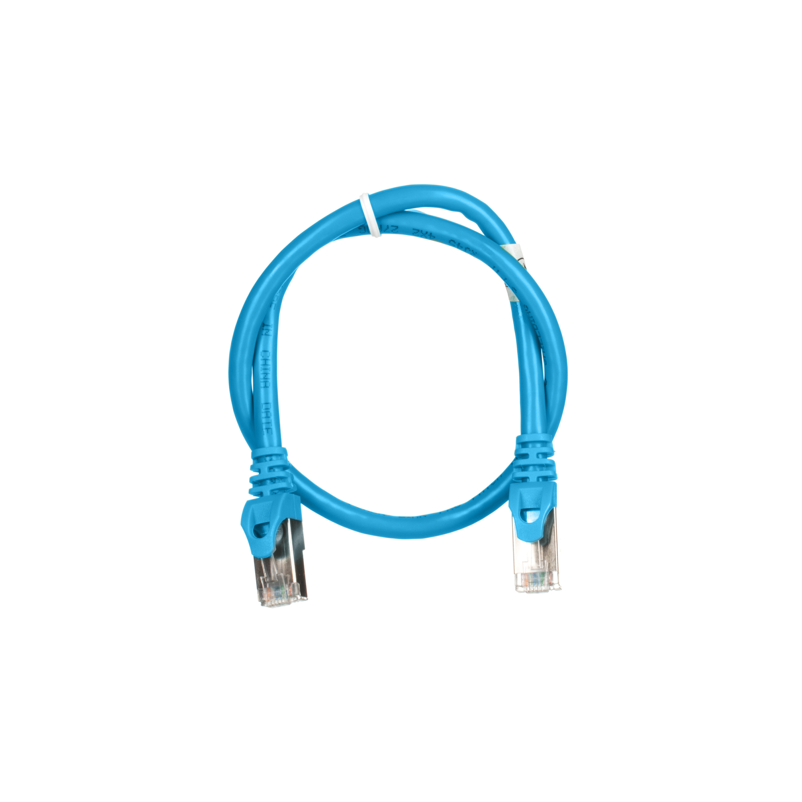 Патч-корд 0.50м S/FTP Cat 6 CU PVC 26AWG 7/0.16 blue 2E (2E-PC6SFTPCOP-050BL) изображение 2