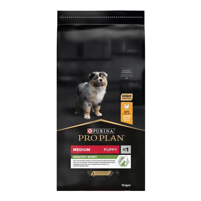 Сухой корм для собак Purina Pro Plan Dog Medium Puppy с высоким содержанием курицы 12 кг (7613035120402)