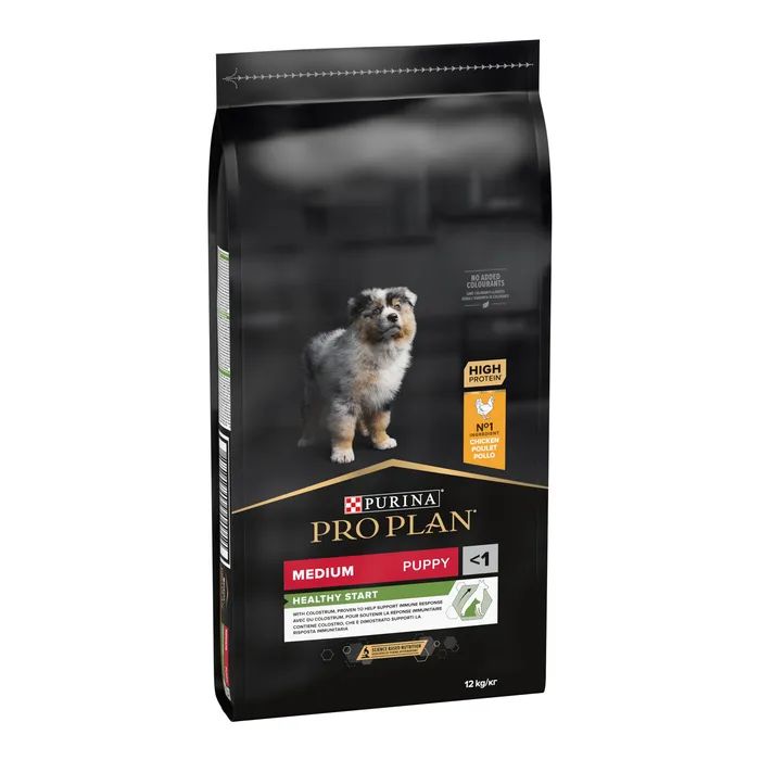 Сухой корм для собак Purina Pro Plan Dog Medium Puppy с высоким содержанием курицы 12 кг (7613035120402) изображение 2