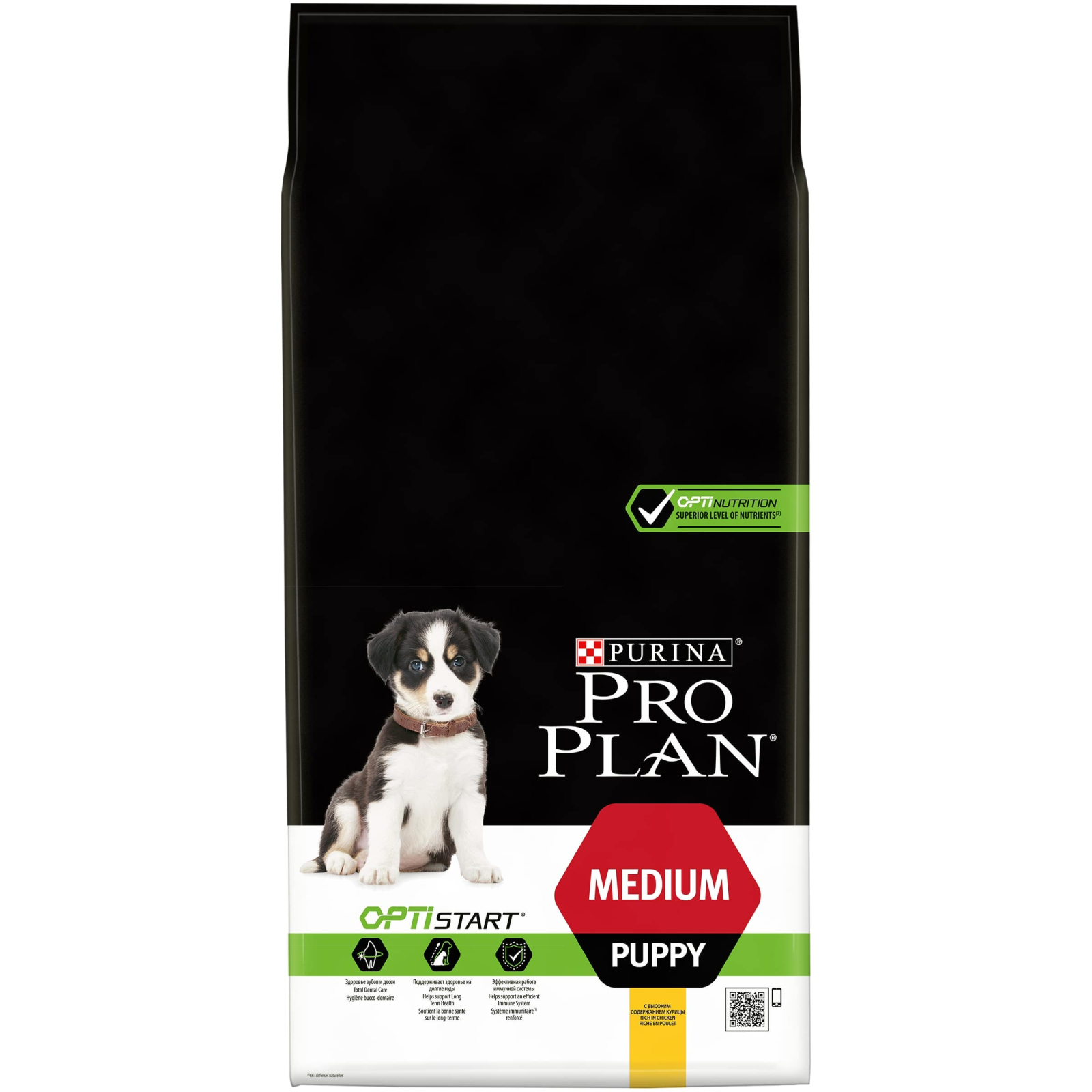Сухой корм для собак Purina Pro Plan Dog Medium Puppy с высоким содержанием курицы 12 кг (7613035120402)
