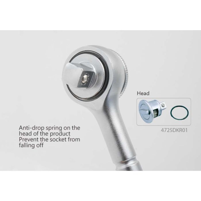 Набір інструментів KING TONY 1/2" 24 шт. 12-гранних з принаддям (4024SR) зображення 8