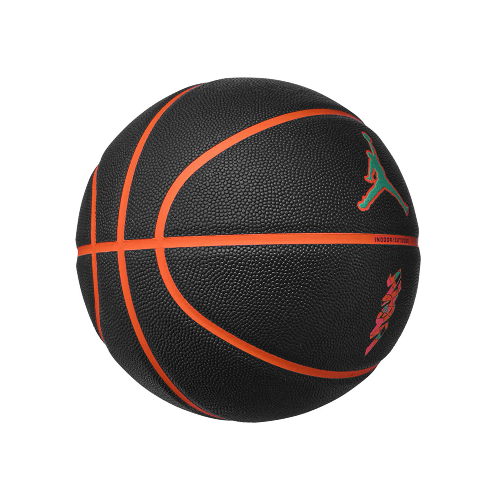 М'яч баскетбольний Nike Jordan All Court 8P Z Williamson Deflated чорний, помаранчевий Уні 7 J.100.4141.095.07 (887791427496) зображення 2