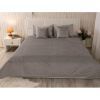 Покрывало Руно двустороннее декоративное Velour Grey ромб 150х220 см (360.55_Grey ромб)