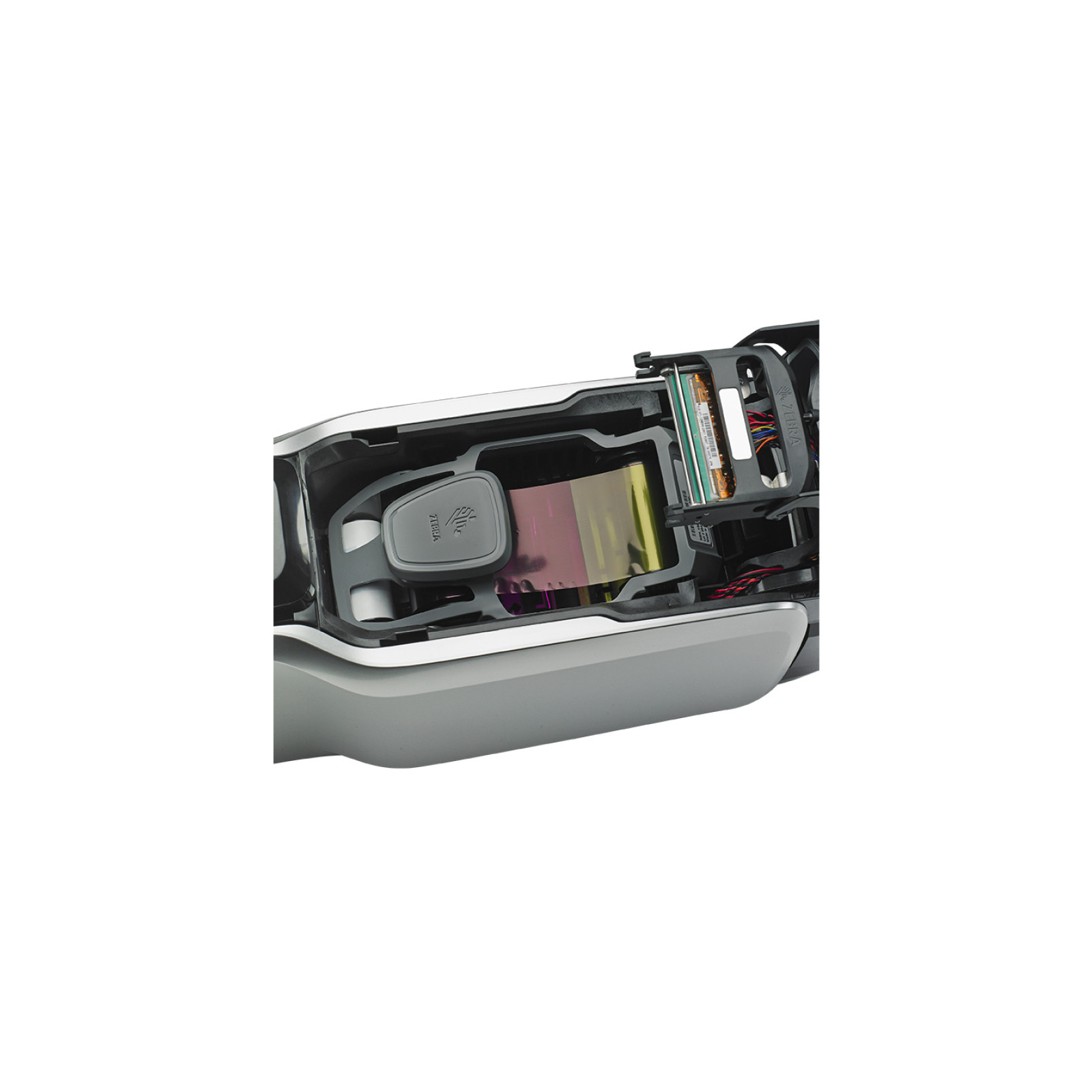 Принтер пластикових карт Zebra ZC300, Single Sided, USB, Ethernet, CardStudio, 200 cards, YMCKO ribbon (ZC31-000CQ00EM00) зображення 8