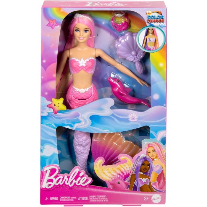 Кукла Barbie Дримтопия Русалка Цветная магия (HRP97) изображение 5
