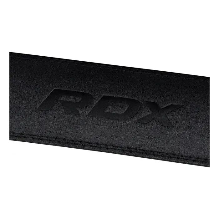 Атлетичний пояс RDX 4 шкіряний Full Black L (WBS-4FB-L) зображення 4
