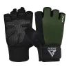 Перчатки для фитнеса RDX W1 Half Army Green M (WGA-W1HA-M)