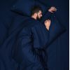 Простынь Ardesto на резинке Mix&Match, 100% хлопок, сатин синий 160х200+30 см (ART1620FSN) изображение 2