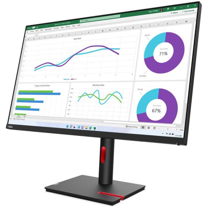 Монитор Lenovo T32h-30 (63D3GAT1UA) изображение 3