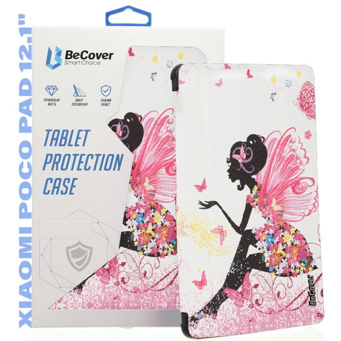 Чехол для планшета BeCover Smart Case Xiaomi Poco Pad 12.1" Light Blue (711560)