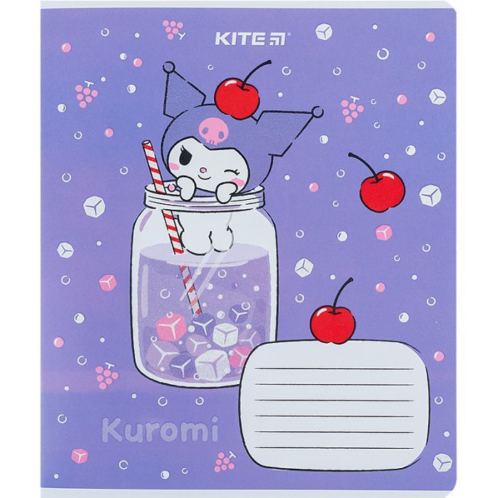 Зошит Kite Kuromi 12 аркушів, лінія (HK24-234) зображення 3