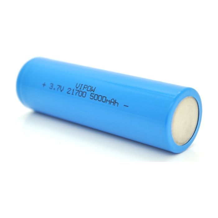 Акумулятор 21700 5000mAh, 3.7V, Blue, FlatTop Vipow (ICR21700-5000mAhFT / 31080) зображення 2