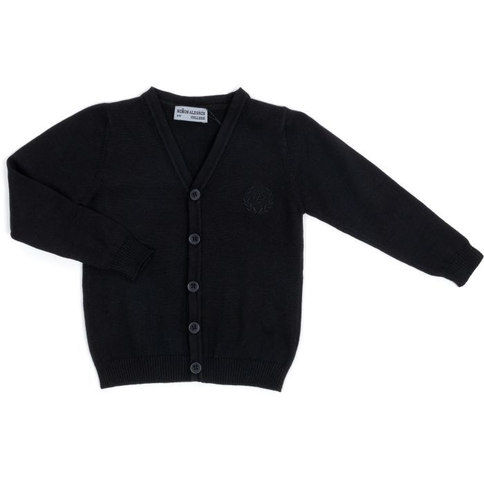 Кофта дитяча Na в'язана на ґудзичках (AFB 1211-140B-black)