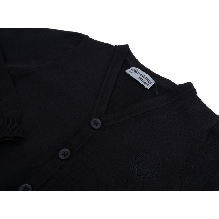 Кофта дитяча Na в'язана на ґудзичках (AFB 1211-140B-black) зображення 3