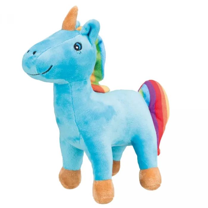Игрушка для собак Trixie Единорог плюшевый Голубой 25 см (4011905360386)