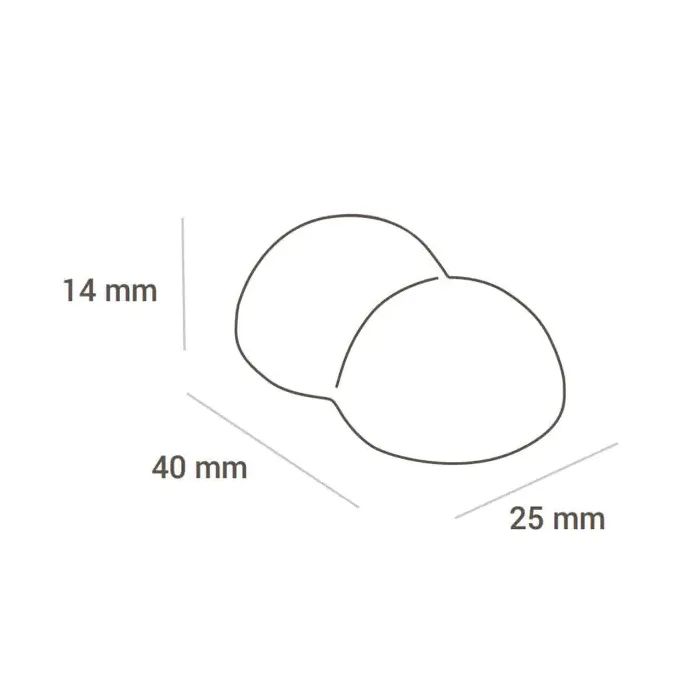 Форма для шоколаду Silikomart Bolla-p 40х25 h14 мм 24 шт (CH010) зображення 3