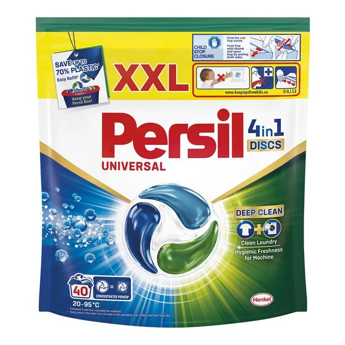 Капсулы для стирки Persil 4in1 Discs Universal Deep Clean 68 шт. (9000101826715)