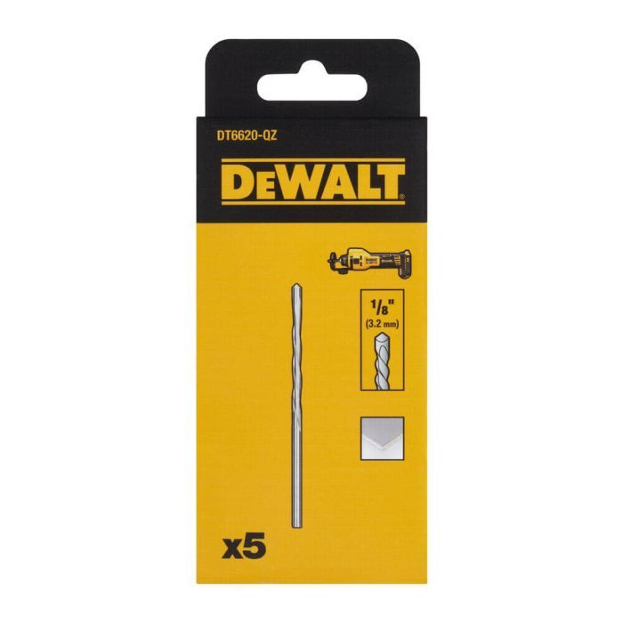 Фреза DeWALT для гіпсокартону, хвостовик 1/8 дюйми, 5 шт. (DT6620)