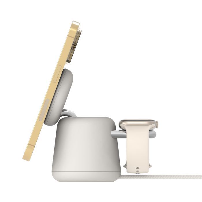 Зарядное устройство Belkin 2in1 MagSafe iPhone/Watch/AirPods Sand Mass (WIZ020VFH37) изображение 8