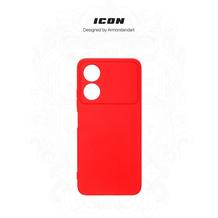 Чехол для мобильного телефона Armorstandart ICON ZTE Blade A34 Camera cover Red (ARM78958) изображение 3