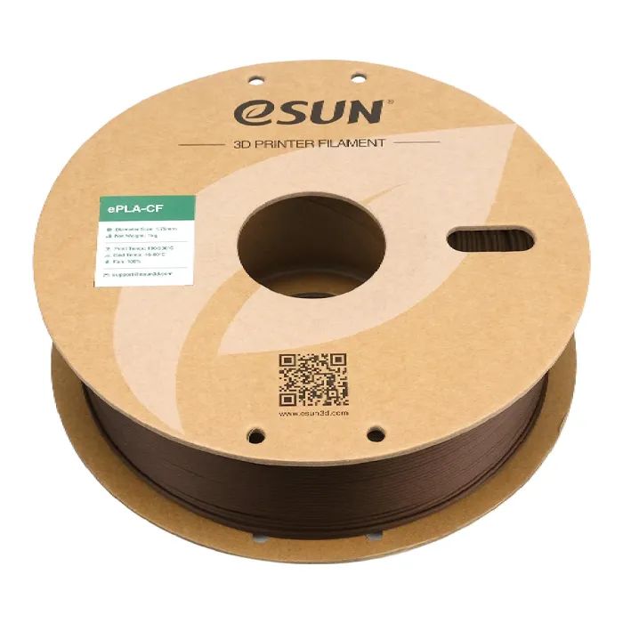 Пластик для 3D-принтера eSUN ePLA-CF, 1,75мм, 1кг, brown (ePLA-CF-P175C1) зображення 3