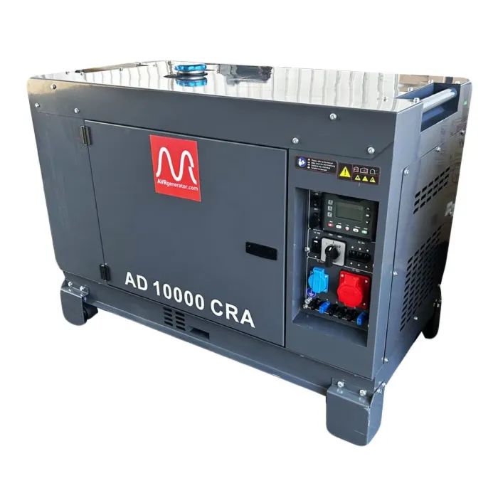 Генератор Metier AD10000CRA дизель, 1/3ф, 3ф-8,0kW, 1ф-7,2kW бак-25л, эл.старт (AD10000CRA)