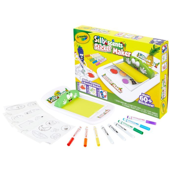Набор для творчества Crayola Silly Scents Создание ароматных стикеров (74-7261) изображение 2