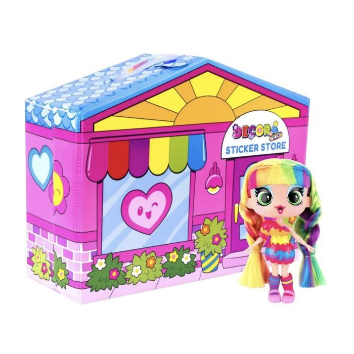 Кукла Decora Girlz Дизайнерский магазин наклеек (D1009)