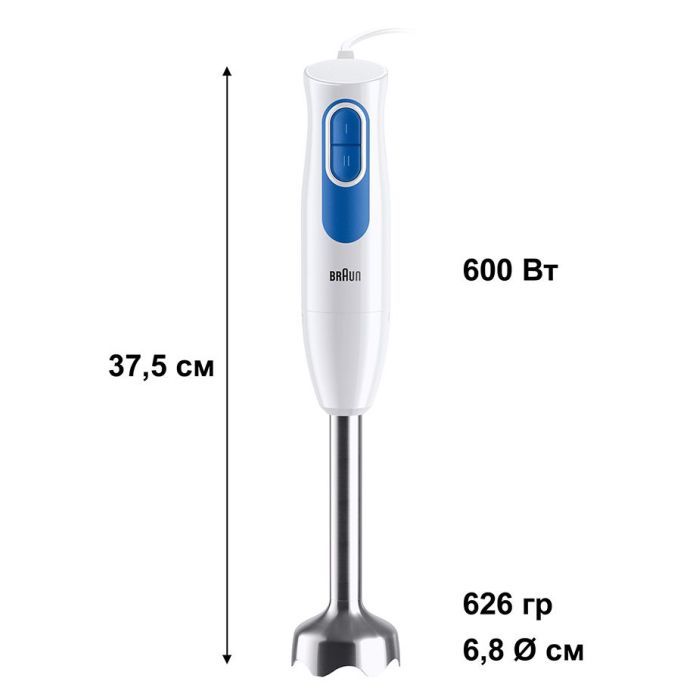 Блендер Braun MQ 20236 M WH зображення 5